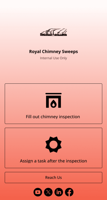 Chimney Inspection App Template