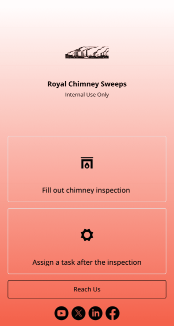 Chimney Inspection App Template