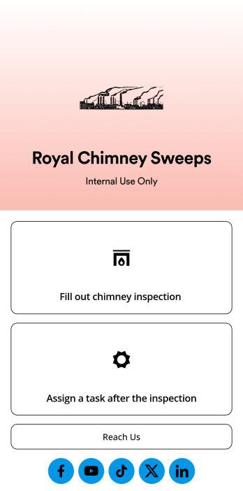 Chimney Inspection App Template