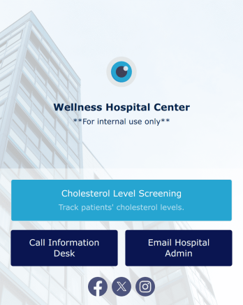 Cholesterol Check App Template