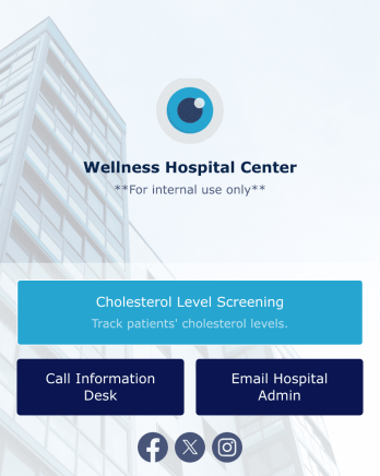 Cholesterol Check App Template