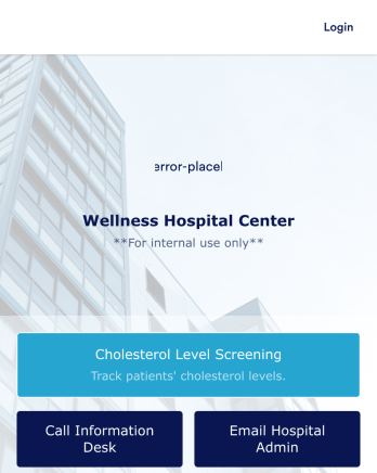 Cholesterol Check App Template