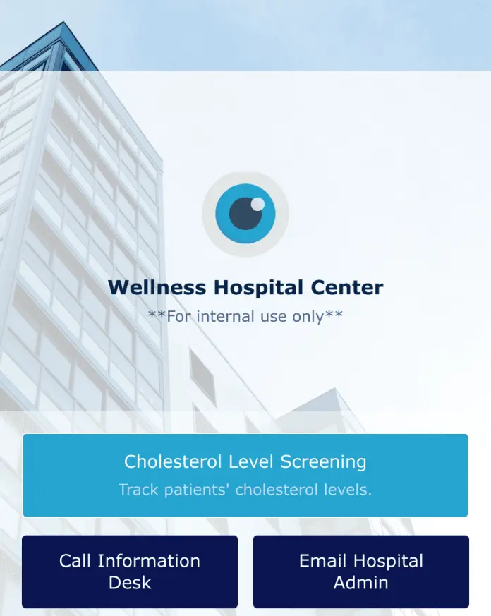 Cholesterol Check App