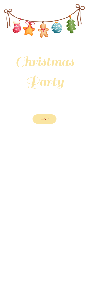 Christmas RSVP App Template