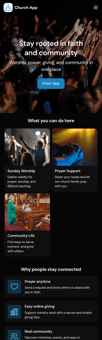 Church Donation App Template