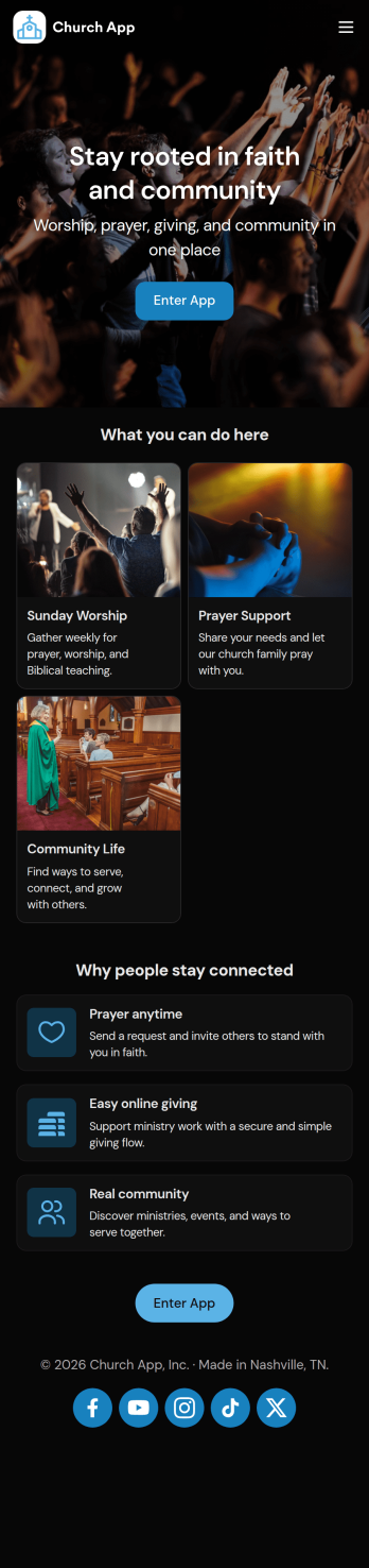 Church Donation App Template