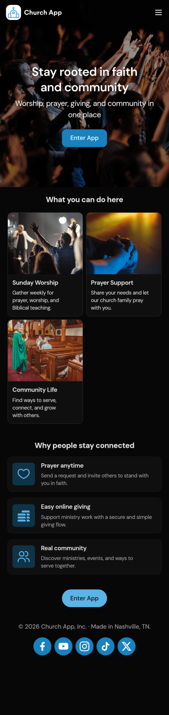 Church Donation App Template