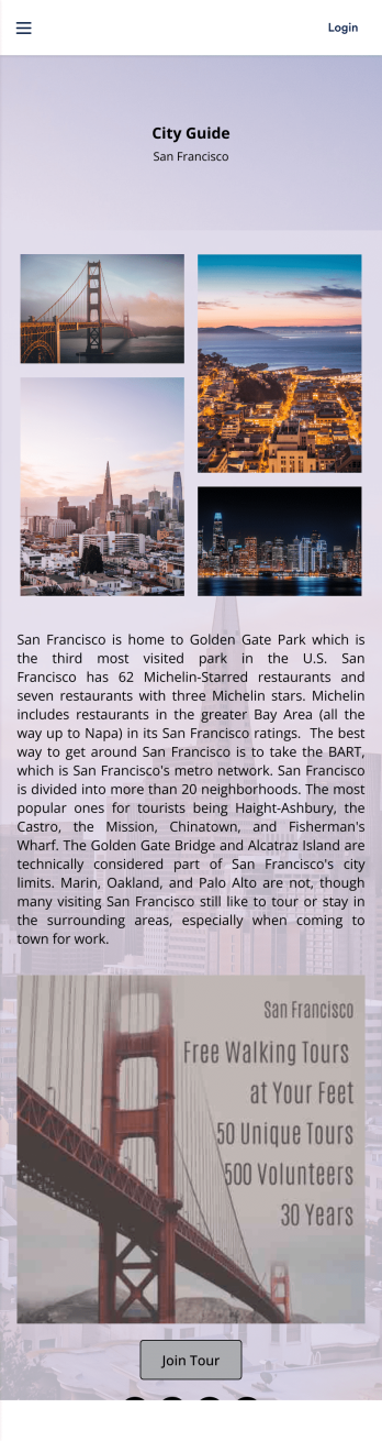 City Guide App Template