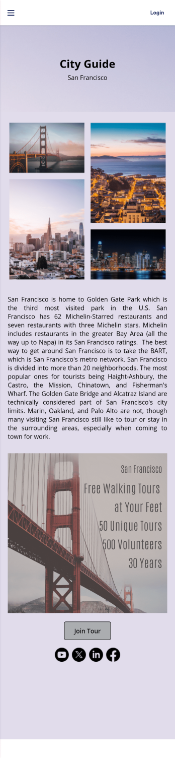 City Guide App Template