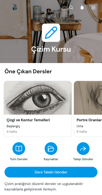 Çizim Kursu Uygulama Șablonu