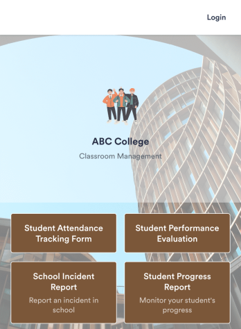 Classroom Management App Template