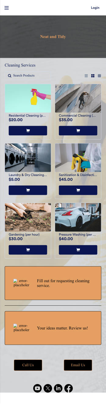 Cleaning Service App Template