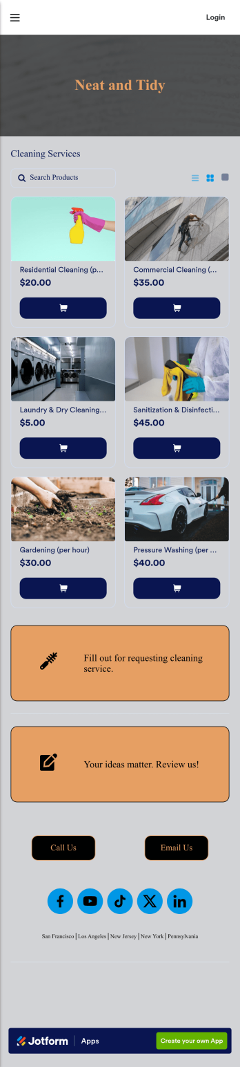 Cleaning Service App Template