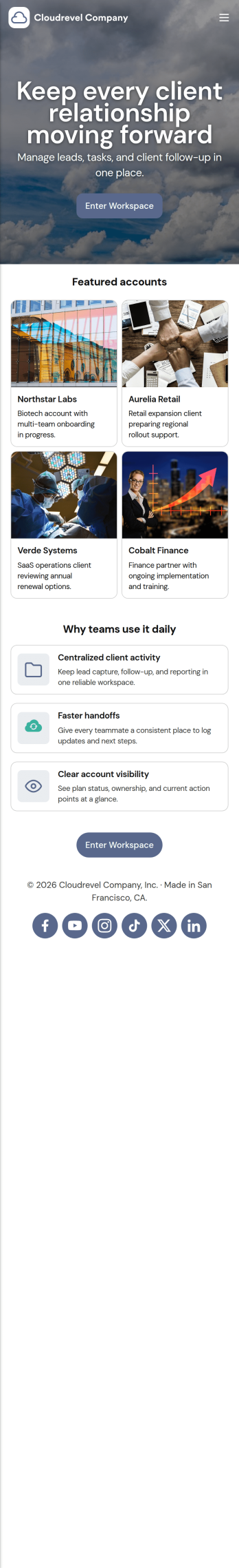 Client Management App Template