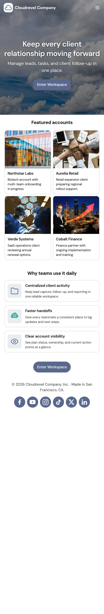 Client Management App Template