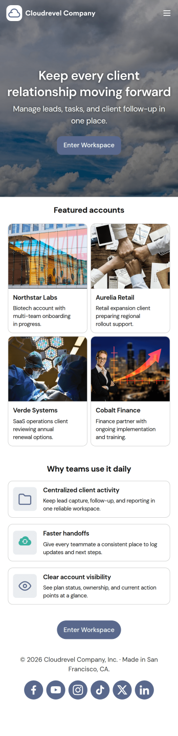 Client Management App Template