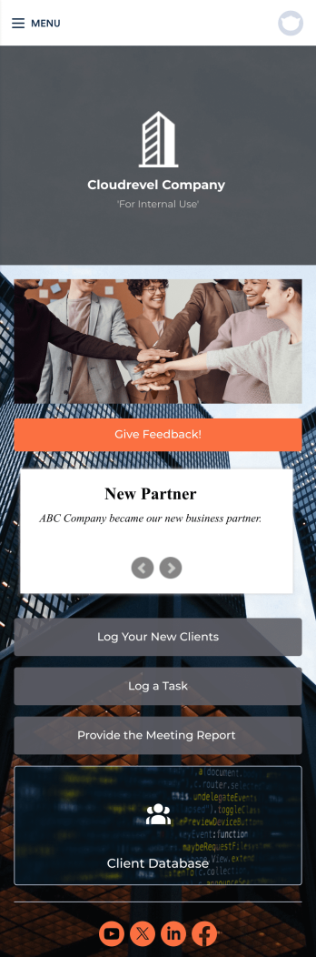 Client Management App Template