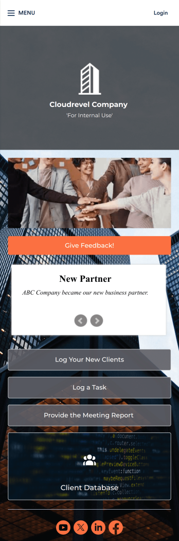 Client Management App Template