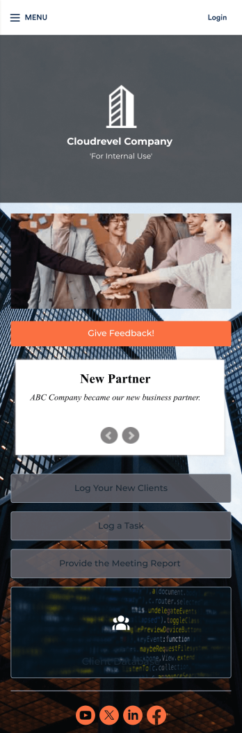 Client Management App Template