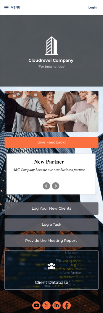 Client Management App Template
