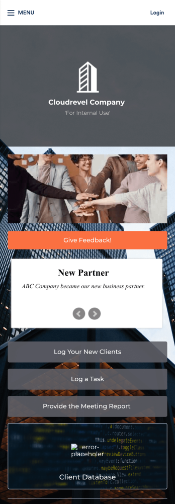 Client Management App Template