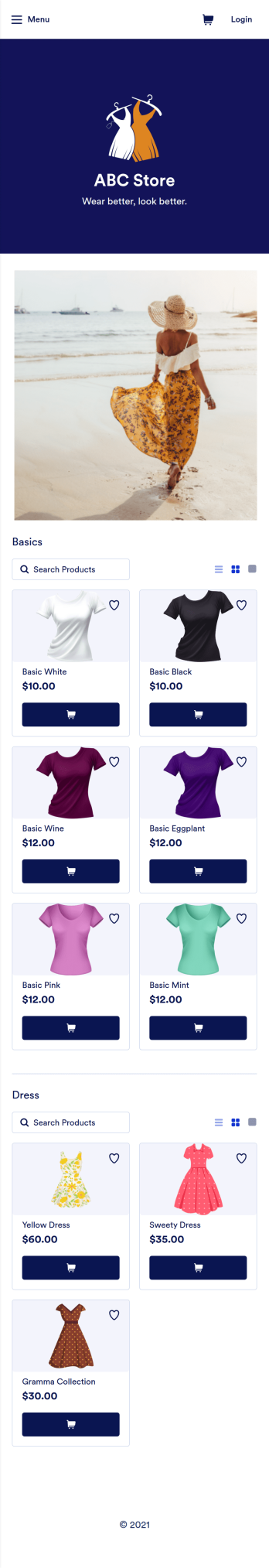 Clothing Store App Template