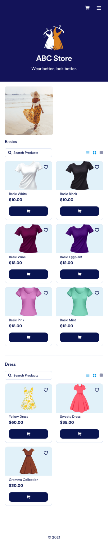 Custom Clothing Store App