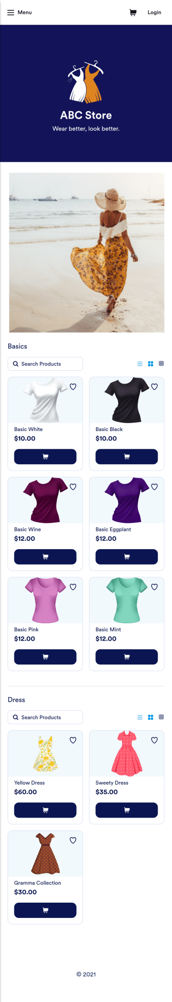 Clothing Store App Template