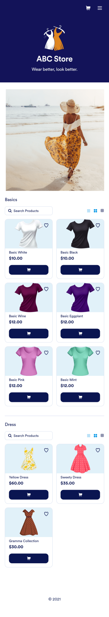 Clothing Store App Template