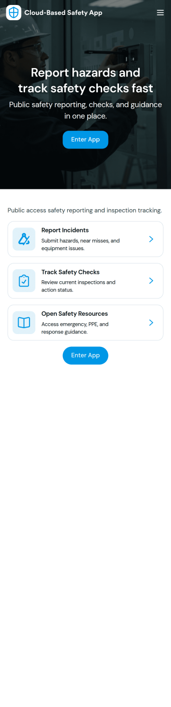 Cloud-Based Safety App Template