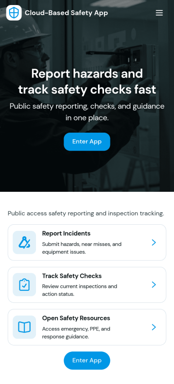 Cloud-Based Safety App Template