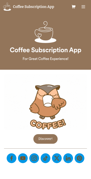 Coffee Subscription App Template