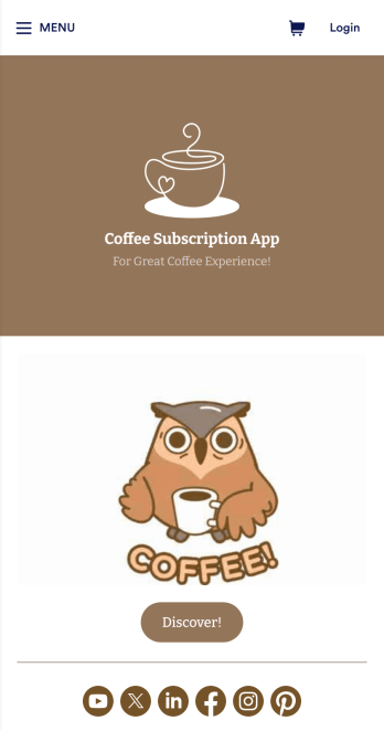 Coffee Subscription App Template