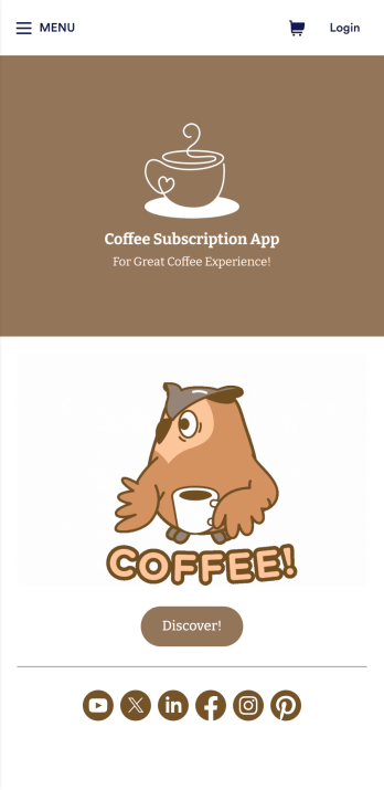 Coffee Subscription App Template