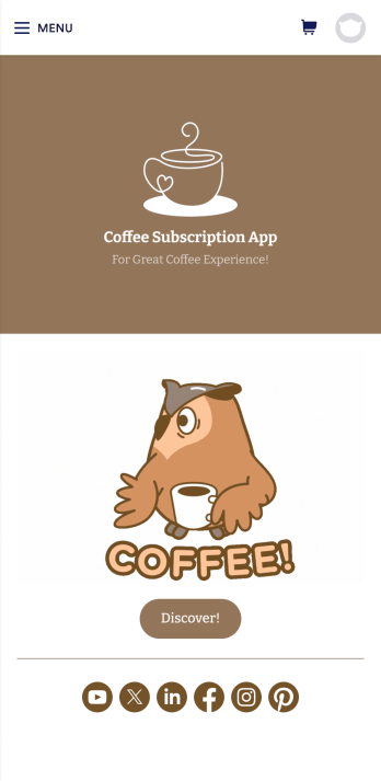 Coffee Subscription App Template