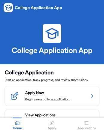 College Application App Template