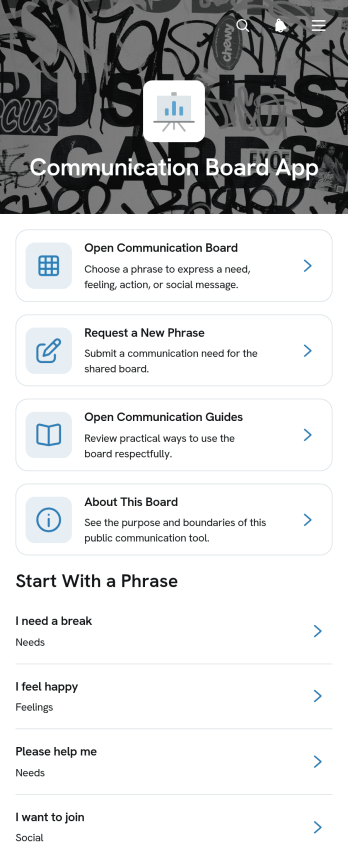 Communication Board App Template