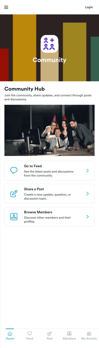 Community App Template