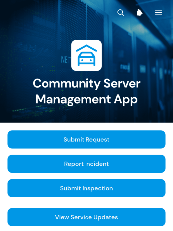 Community Server Management App Template