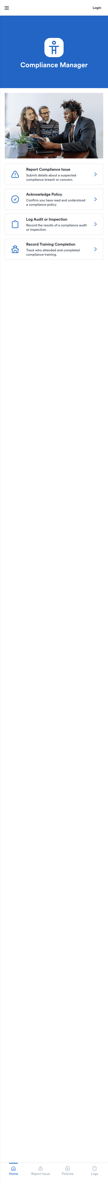 Compliance Managment App Template