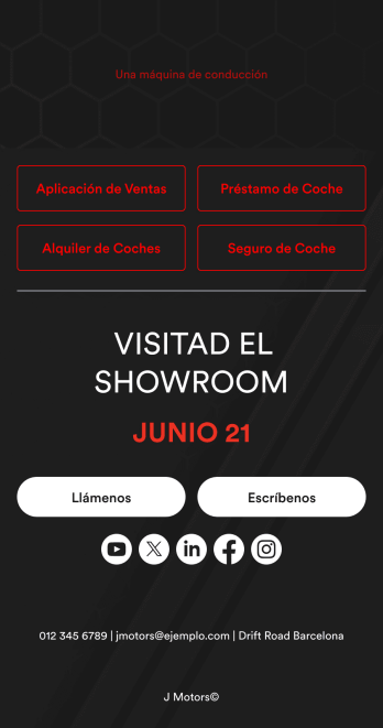 Concesionarios App Template