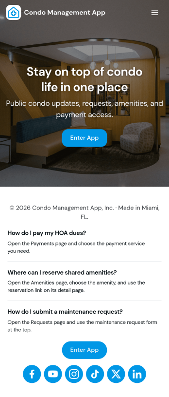 Condo Management App Template