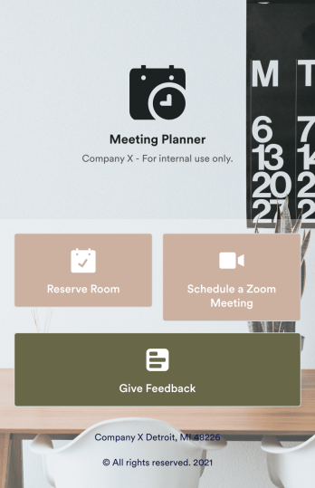 Conference Room Booking App Template