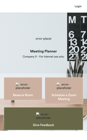 Conference Room Booking App Template
