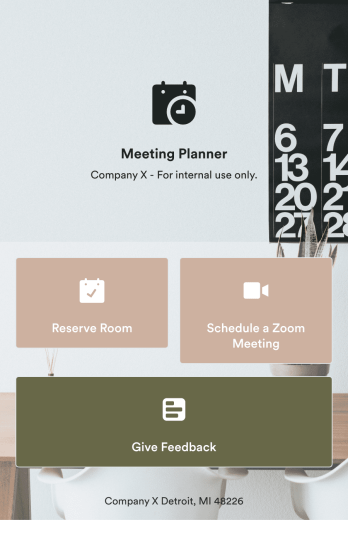 Conference Room Booking App Template