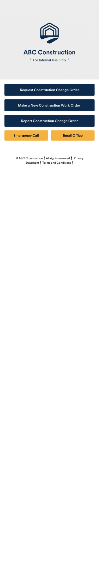 Construction Change Order App Template