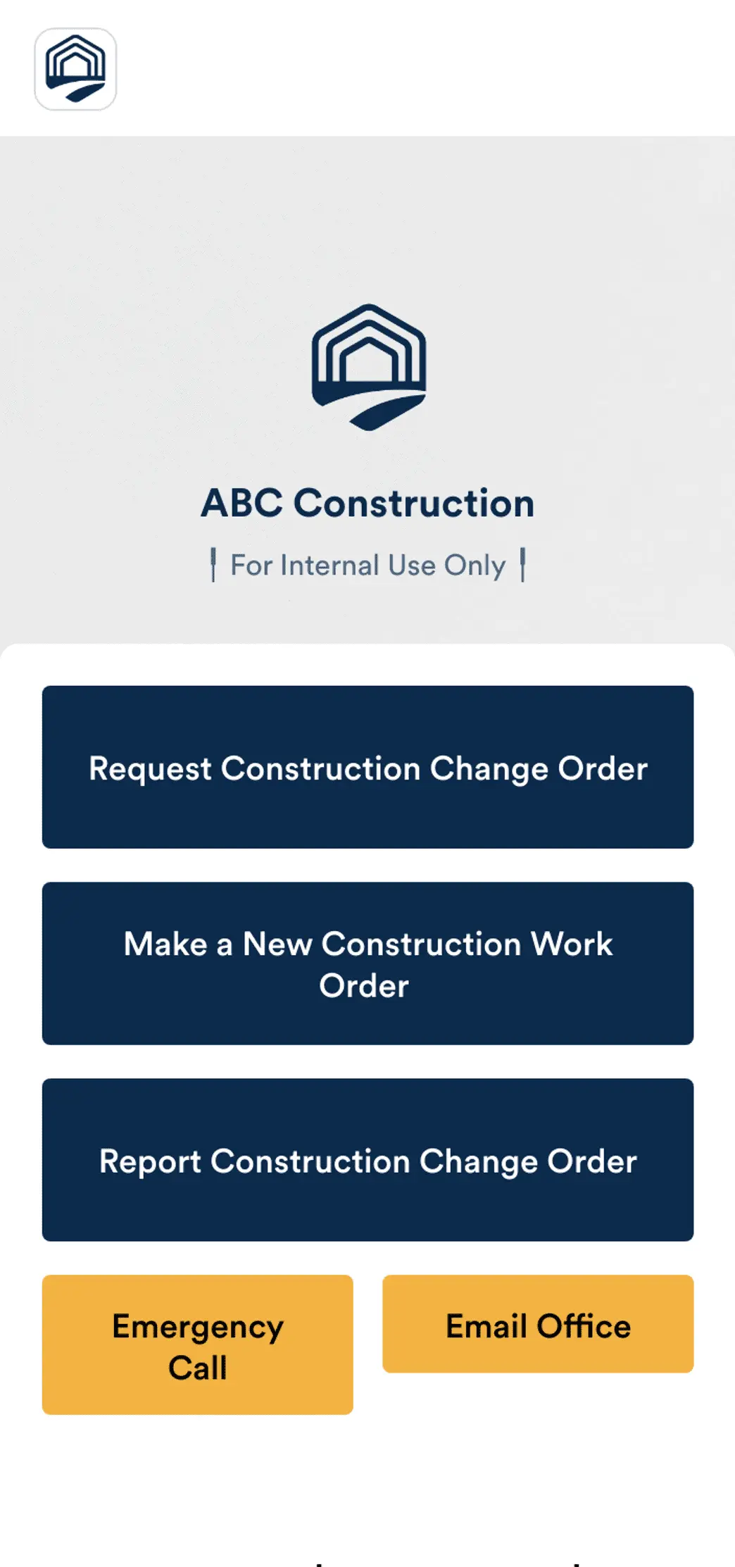 Construction Change Order App