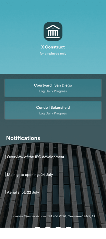 Construction Daily Log App Template