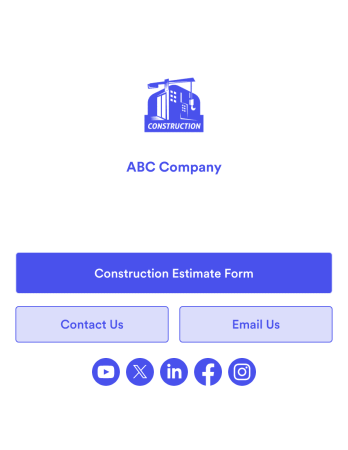 Construction Estimate App Template