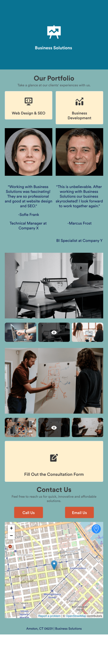 Consultation App Template